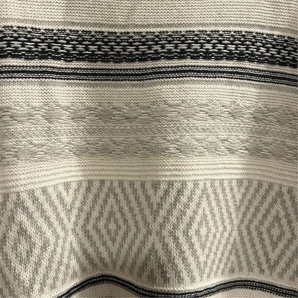 Chaps Men's XL Striped Fair Isle Mock Neck Pullover Sweater Multicolor - Picture 4 of 10